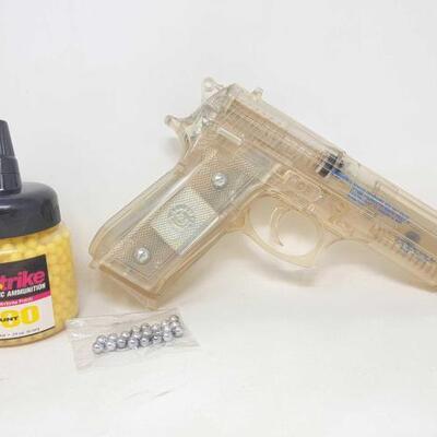 #2638 • Taurus 6mm Softair Gun with Approx 120 Plastic Pellets