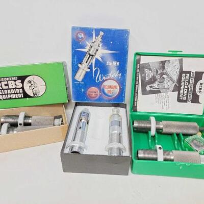 #2616 • (6) Reloading Dies: Includes (2) 378 WBY., (2) 378 WBY. Seat, 378 Mag Sizer, 378 W M,. 