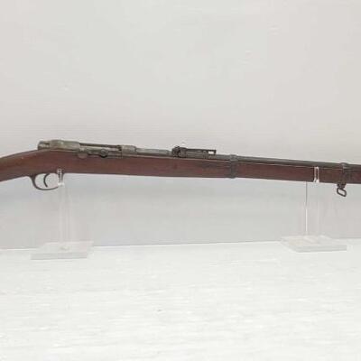 #357 â€¢ Mauser 71/84 1888 11mm Moose 43 Bolt Action Rifle. Serial Number: 8997 Barrel Length: 31.5