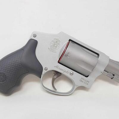 #308 â€¢ Smith & Wesson M642 .38 S&W SPL+P Revolver. Serial Number: DPH8594 Barrel Length: 1.875
