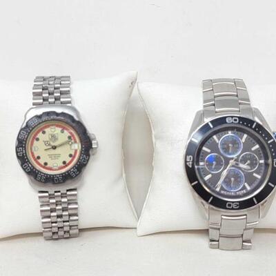 #1002 • Mens Michael Kors Wrist Watch and KG Heufer Wrist Watch.