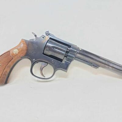 #328 â€¢ Smith & Wesson 38 S&W Special 38spl. Serial Number: 11215 Barrel Length: 6