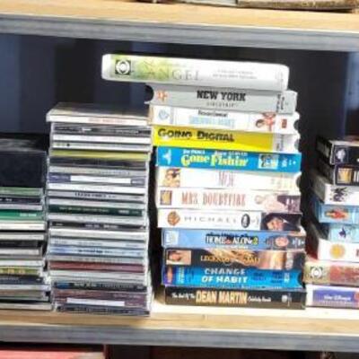 #5526 • CD's, DVD's and VHS Tapes