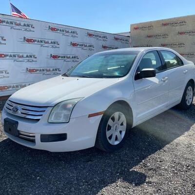 Lot 104: Lot 14: CURRENT SMOG Year: 2008
Make: Ford
Model: Fusion
Vehicle Type: Passenger Car
Mileage: 97151
Plate:
Body Type: 4 Door...