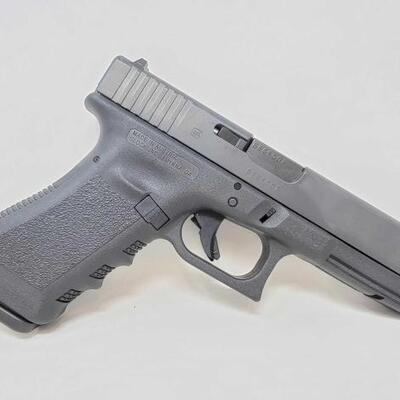 #214 • Glock 17 9x19 Semi-Auto Pistol: Serial Number: BEGF007 Barrel Length: 4