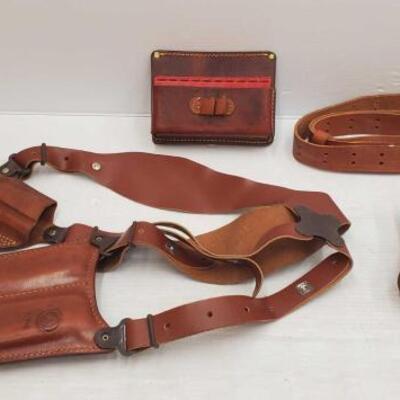 #2702 • Leather Cartridge Box, Leather Holsters, and More!