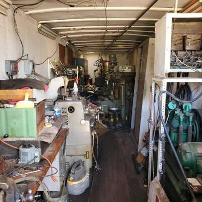197:  Full Machine Shop in a 40' Semi Trailer SEE VIDEO!!

MORE PHOTOS AND INFO HAVE BEEN ADDED!

The generator powering this set up is...