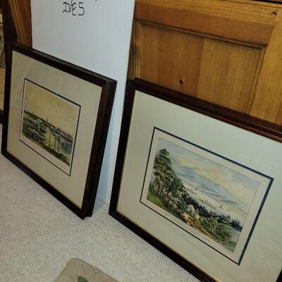 Courier and Ives prints