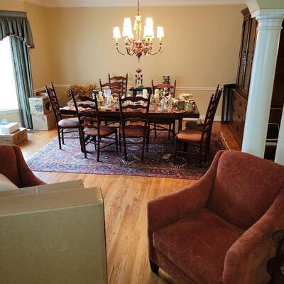 dining room, chairs by arhaus