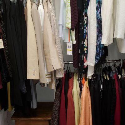 New with tags or lightly used Ladies clothing, brands