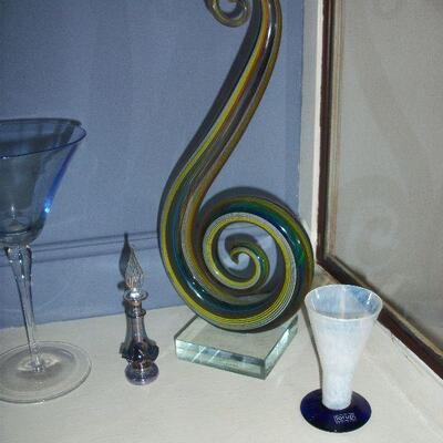 Art Glass Decor items
