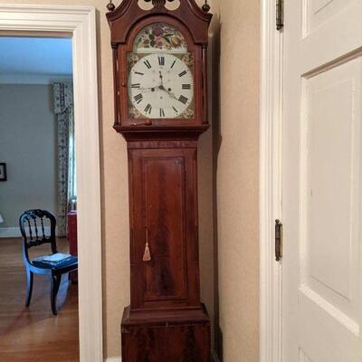 Early 19th century long case clock
