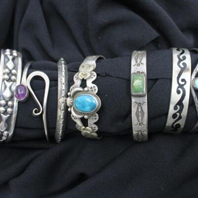 Grouping of Vintage Sterling Silver Jewelry