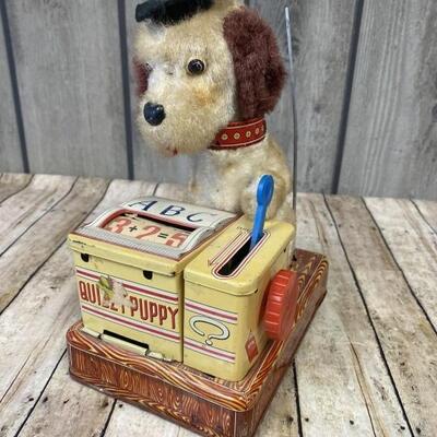 1964 Japanese Tin Toy Quizzy Puppyby Frankonia