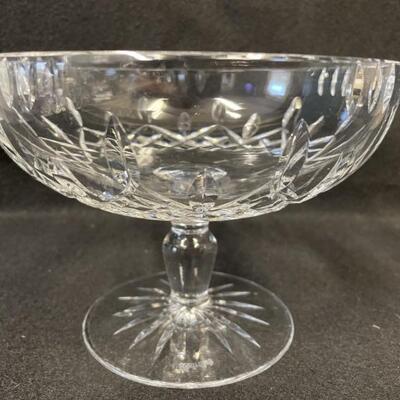 Waterford Crystal Compote, marked Waterford