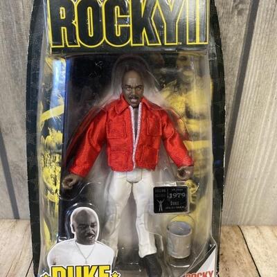 Vintage Rocky II DUKE Action Figure, Sealed