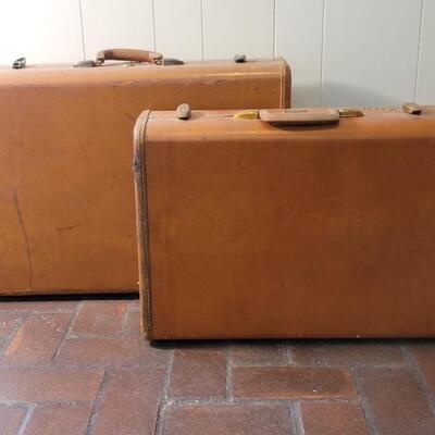 (2) Vintage Samsonite Hard Side Suitcases