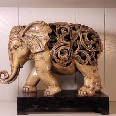 Ceylon Elephant Vine Design out of Resin Durastone