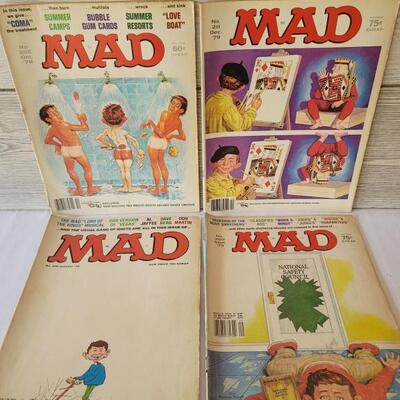MAD magazines 1978 & 1979 #'s 202, 209, 210 + 211