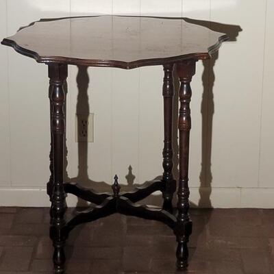 Vintage Victorian Octagonal Accent Table