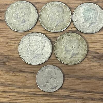 90% silver coins Kennedy quarters bust 
