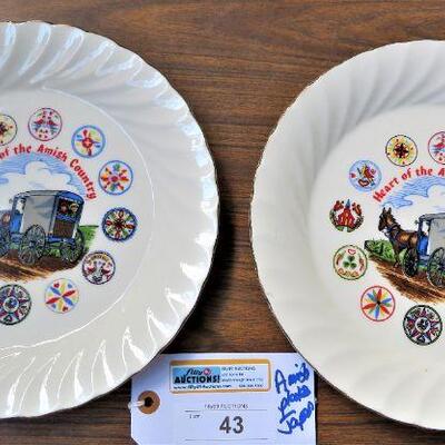 Vintage AMISH Plates Made in Japan