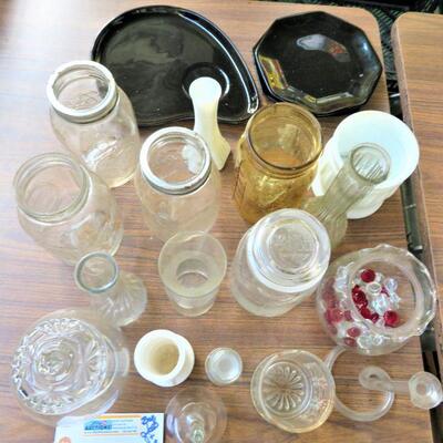 Vases & Glass LOT, Ball Canning Jars