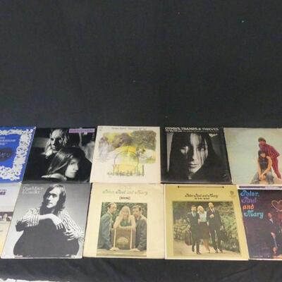 10 Vinyl LPs - Various Artists and Genres