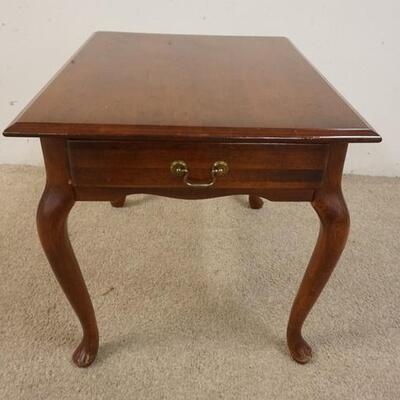 1079	MOOSEHEAD ONE DRAWER LAMP TABLE, 21 1/2 IN X 27 IN X 22 IN HIGH
