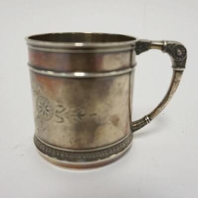 1026	STERLING SILVER BABY CUP WHITING & CO, 1.9 TOZ
