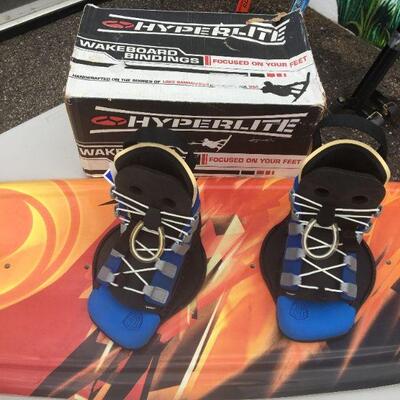 Ladies Hyperlite Wakeboard and new boots still in box $100