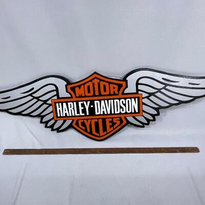Hand Painted Harley Davidson Sign
