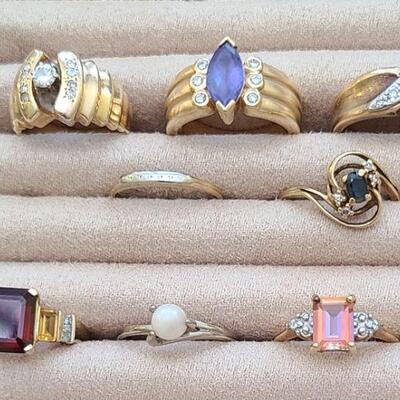 14K gold rings