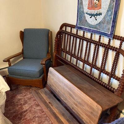 Antique double school desk