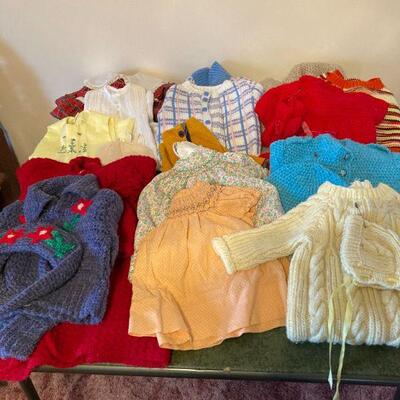 Hand knit & vintage children's clothes