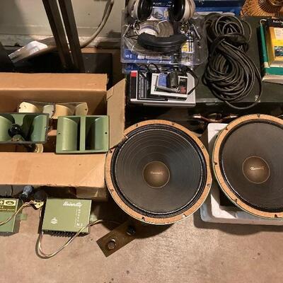 Vintage University woofers, horns & drivers set