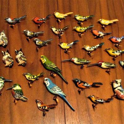Takahashi bird pins from 1950s & 1960s