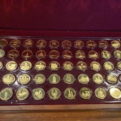 Franklin Mint sterling mayoral medals
