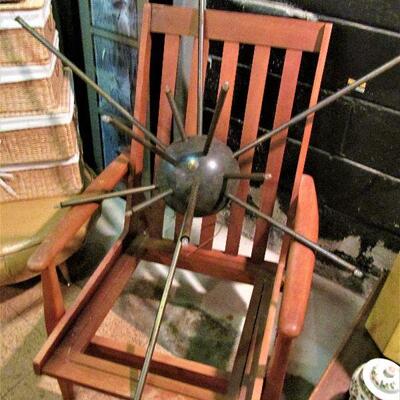 Mid-century "sputnik" ceiling light