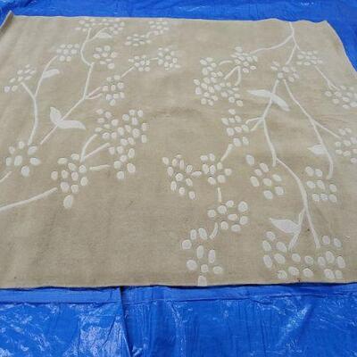 Rug 6
7.5" Ã— 9.5" 
White Branch with Leaves design wool blend rug
$399