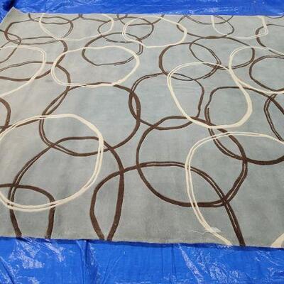 Rug 4
9 x 12 wool teal with brown and cream details
$440