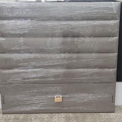 Bed 7 
Leather grey panel queen bed modern platform style
$890