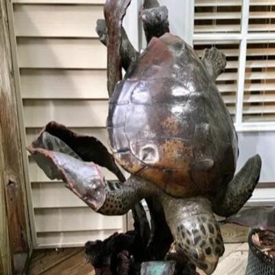 J. Townsend bronze sculpture with marble base $5,500