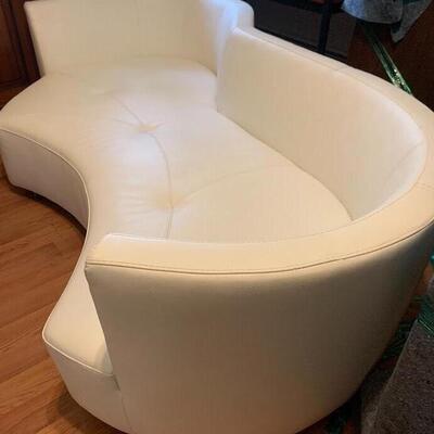 Roche Bobois White Leather Sofa -
$4275