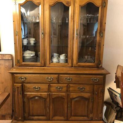 China hutch - top can be removed.  base: 56