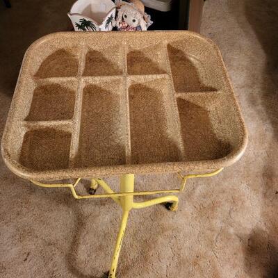 Vintage hair salon equipment stand