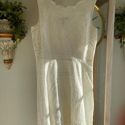 White dress by Halston