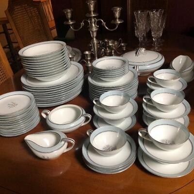 Noritake Bluebell China Lot (Service for 8 with extra pieces)