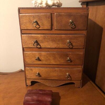 Small Jewelry Box, and Wooden Trinket Box