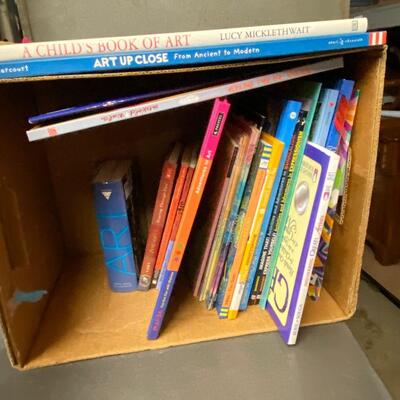 https://www.ebay.com/itm/115150974280	HS7024 Home School Book Box Lot - Local Pickup - Elementary Art Appreciation Boo	$19.99 	 BIN 
